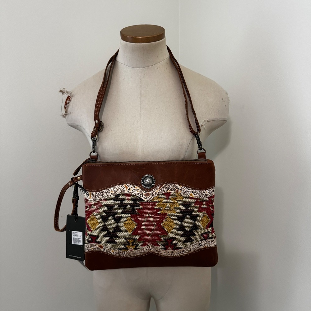 NEW Myra Bags Desert Heritage Crossbody Shoulder Bag Boho Western Southwestern